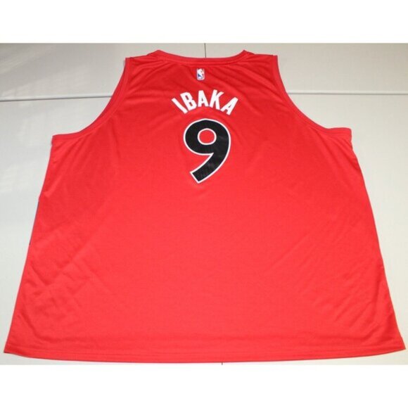 NBA Basketball Toronto Raptors  Serge Ibaka #9 Jersey Big 5XL Fanatics Red - Picture 5 of 6